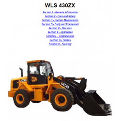 JCB instrukcje napraw + schematy + DTR: JCB WLS 430ZX PLUS